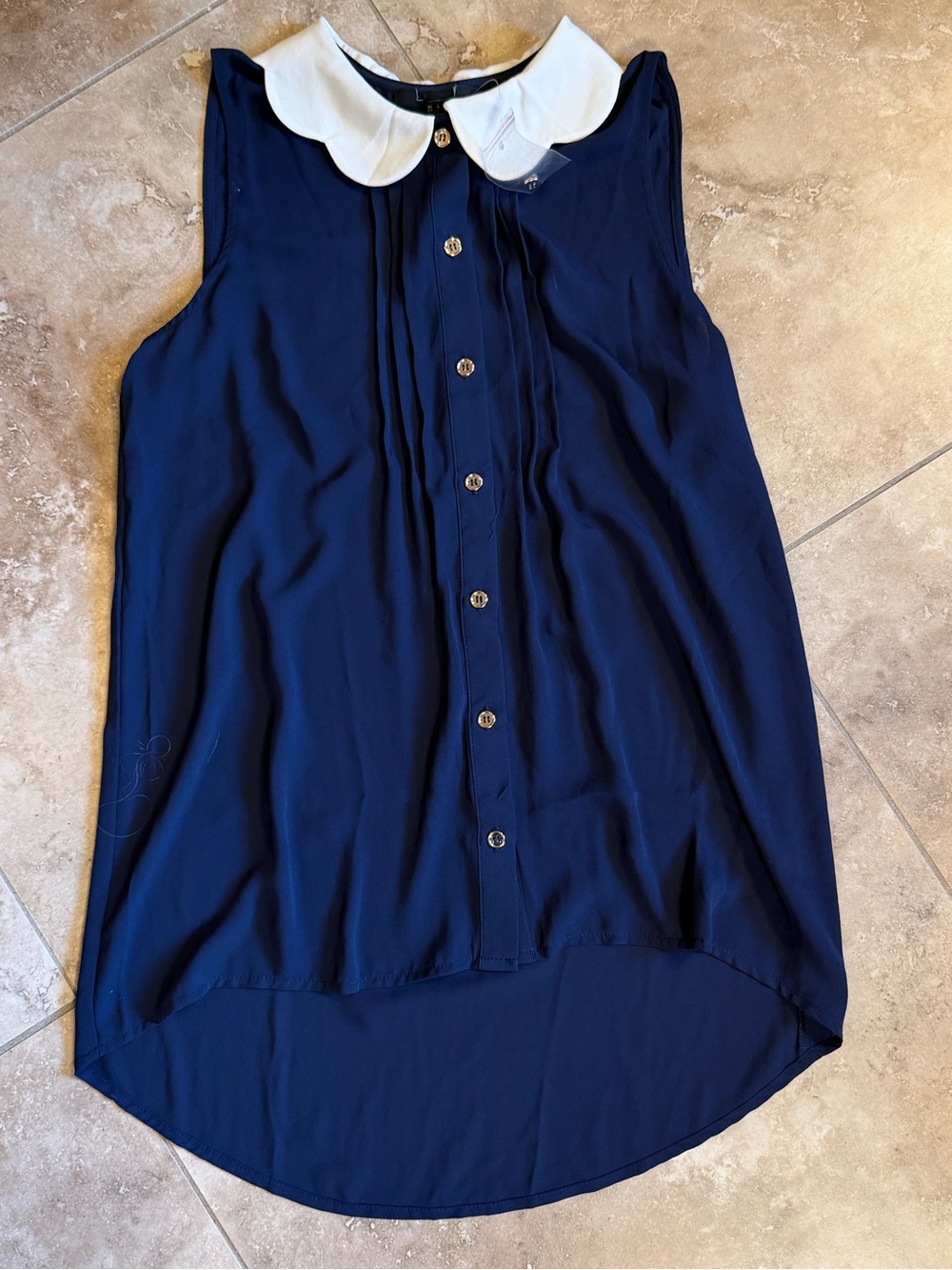 Forever 21 Peter Pan collared top S
